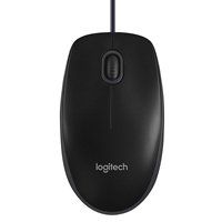 Logitech B100 USB Black Mouse