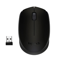 Logitech Wireless Mouse M171, Compact Ambidextrous Curve Design, 12-month Battery, 2.4 Ghz Wireless Connection, Black 910-004424 - Tgt01