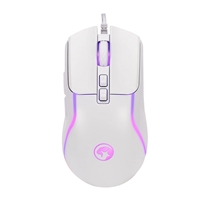 Marvo Scorpion M292 Capo 20 USB RGB Programmable Gaming Mouse (White) — Mice for UK schools