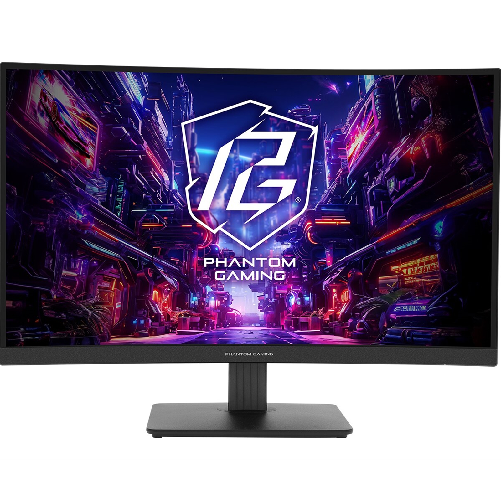 ASRock Phantom Gaming PG27QRT1B 27 Inch QHD (2560 x 1440) Curved 1500R VA Gaming Monitor