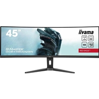 (image for) iiyama G-Master Red Eagle 44.5 Inch DQHD UltraWide Curved Gaming Monitor, VA, 165Hz, 0.8ms, Freesync, HDMI, Displayport, USB-C Hub, KVM Switch, Dock, Speakers, Height Adjust, VESA