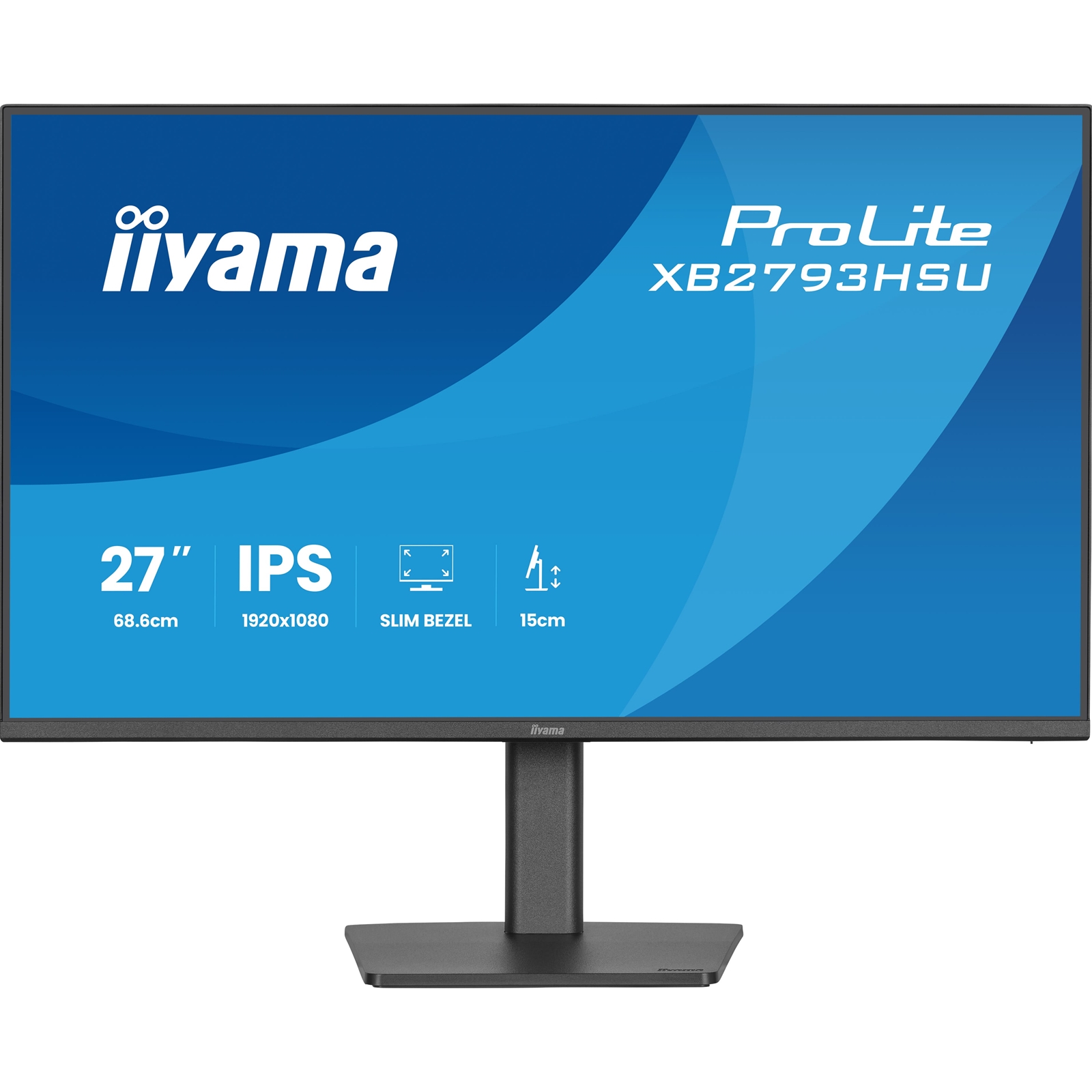 iiyama ProLite monitor XB2793HSU-B1 Height Adjustable