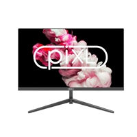 piXL PX27IHD 27 Inch Frameless Monitor, Widescreen IPS LCD Panel, True -to-Life Colours, Full HD 1920x1080, 5ms Response Time, 75Hz Refresh, HDMI, Display Port, Black Finish
