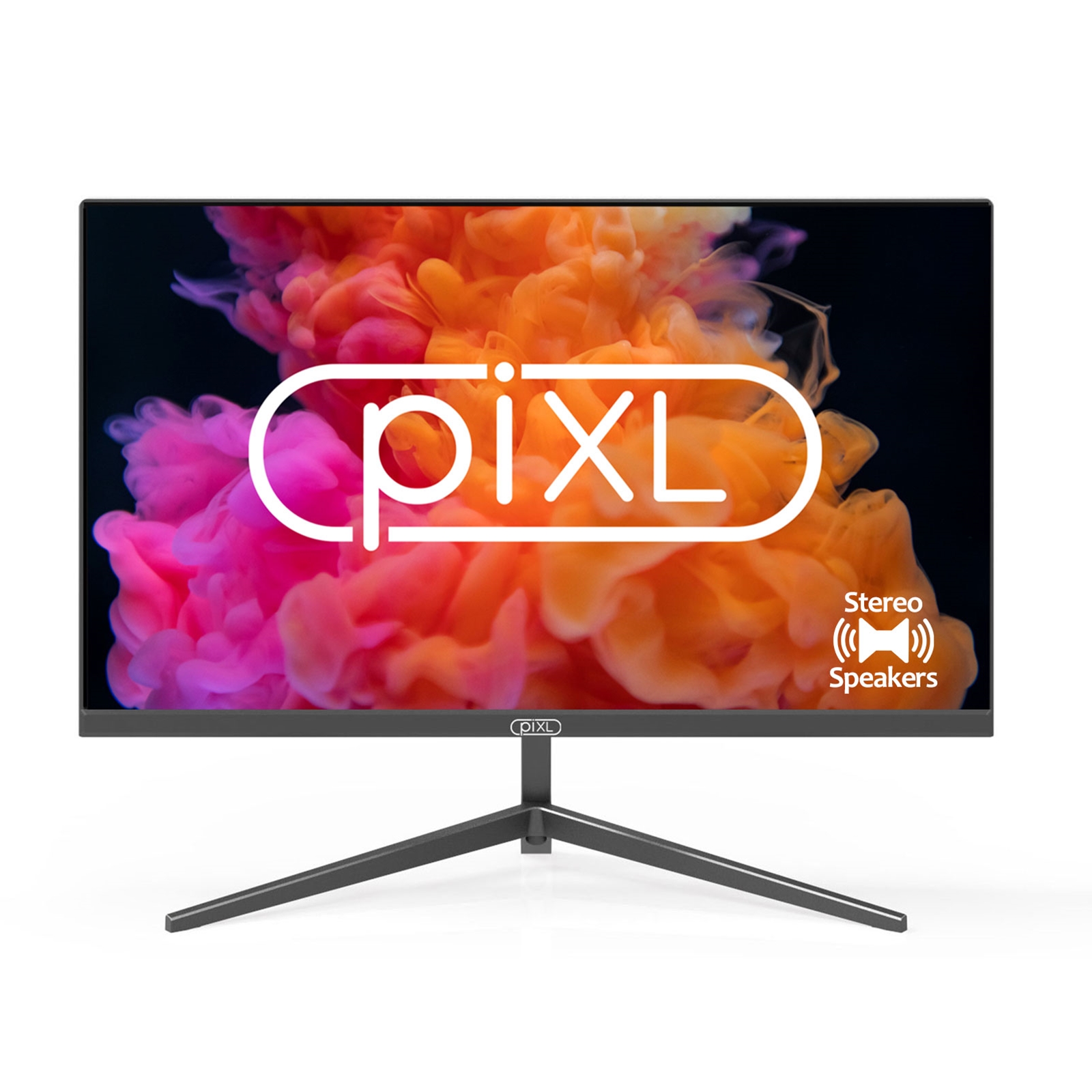 (image for) piXL PXD24VH 24 Inch Frameless Monitor, Widescreen, 6.5ms Response Time, 60Hz Refresh Rate, Full HD 1920 x 1080, 16:10 Aspect Ratio, VGA, HDMI, Internal PSU, Speakers, 16.7 Million Colour Support, Black Finish