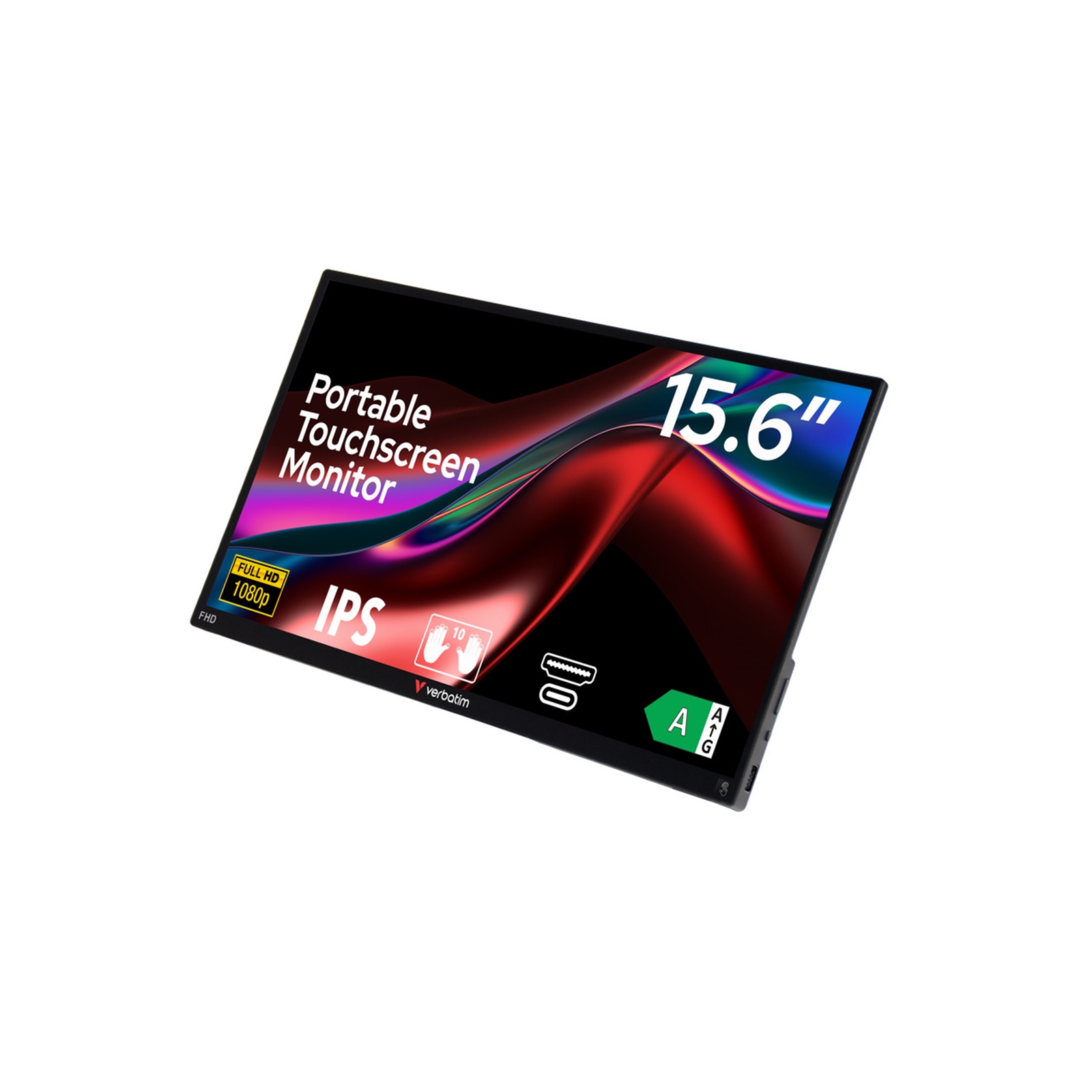 Verbatim (49592)Portable 15.6" FHD Touch Monitor ALU