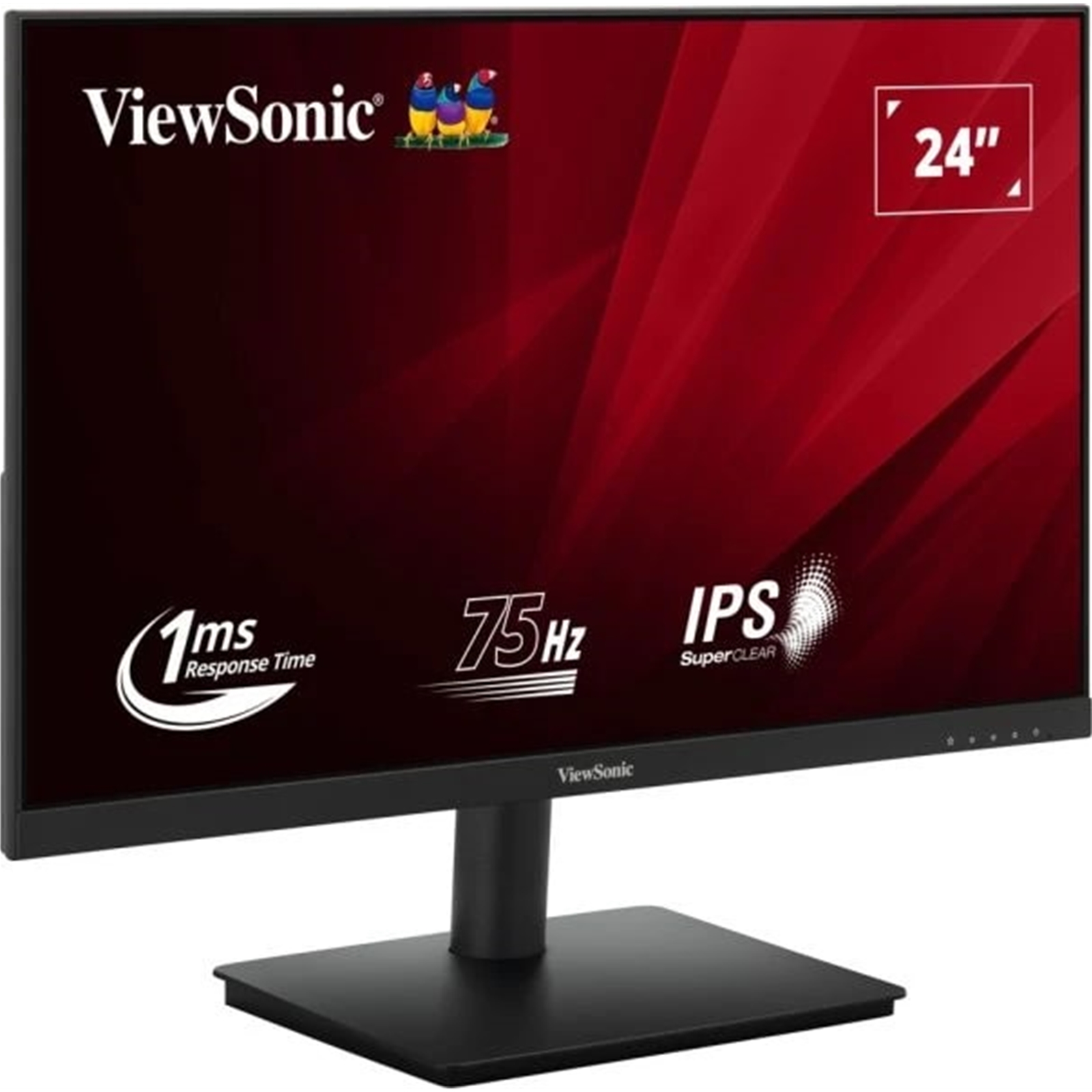 (image for) Viewsonic VA240-H-2 23.6 Inch IPS Monitor, Full HD, VGA, HDMI, 75Hz, 1ms, VESA, Tilt