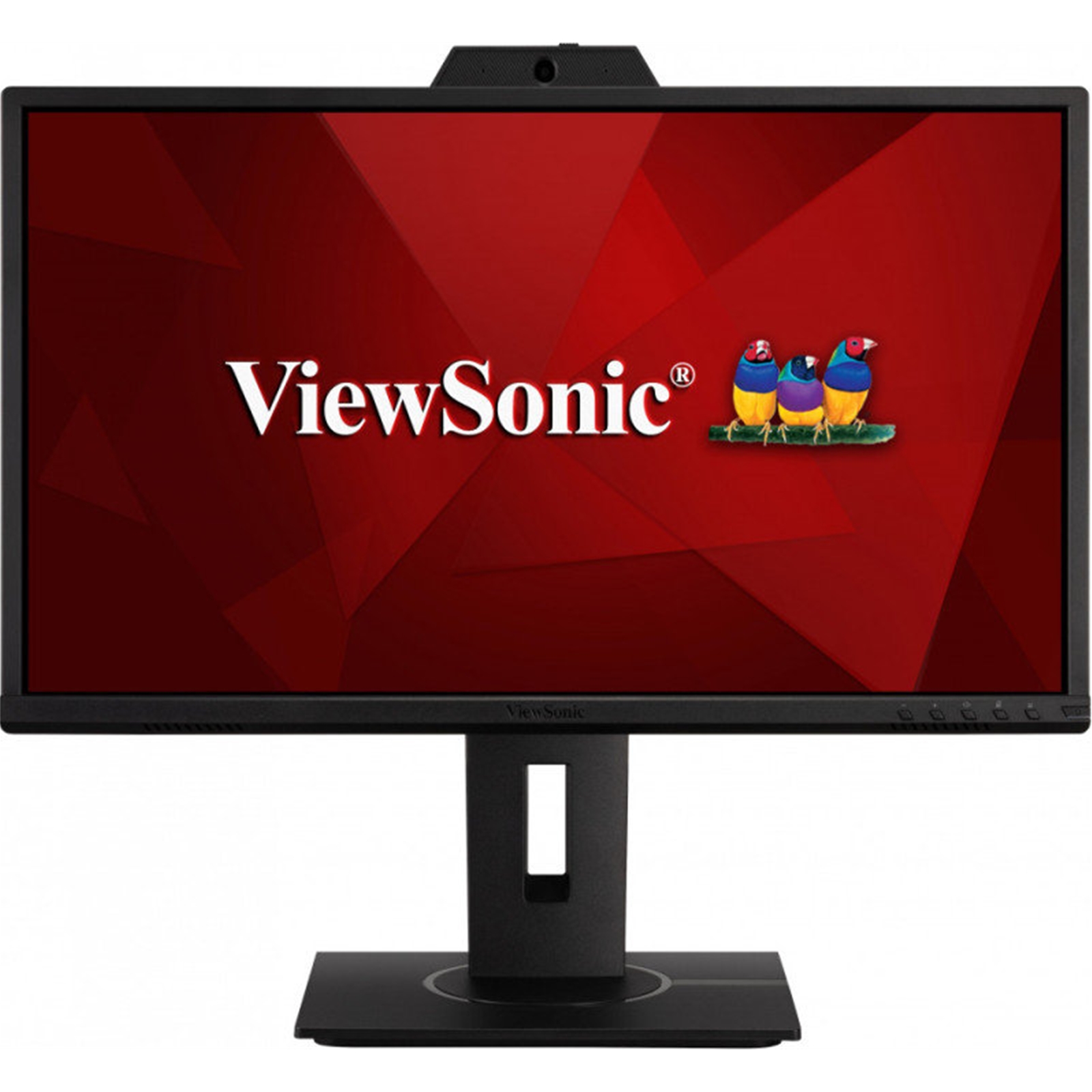 (image for) Viewsonic VG2440V 23 Inch Full HD IPS Monitor, Widescreen, 60Hz, 5ms, VGA, HDMI, DisplayPort, Speakers, Webcam, Height Adjustable