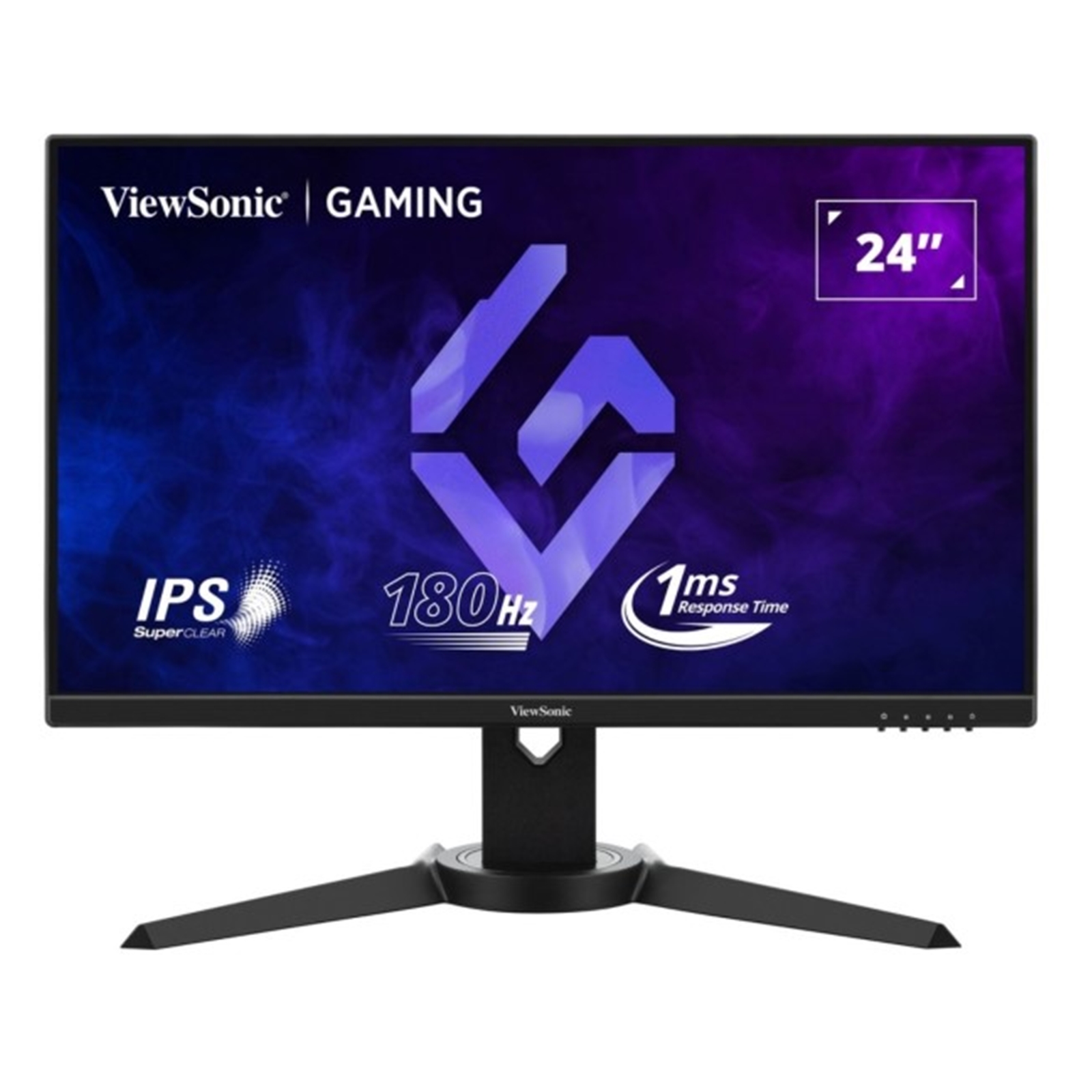 (image for) Viewsonic VX2479J-HD-PRO 24 Inch IPS Gaming Monitor, Full HD, 180Hz, 1ms, Freesync, HDMI, Display Port, Height Adjust, Pivot, Swivel, VESA