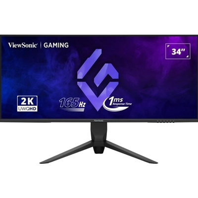 Viewsonic VX3480-2K-PRO 34 Inch 165Hz UWQHD Gaming Monitor, 3440x1440, 1ms, Display Port, 2xHDMI, Height Adjust, Swivel, VESA