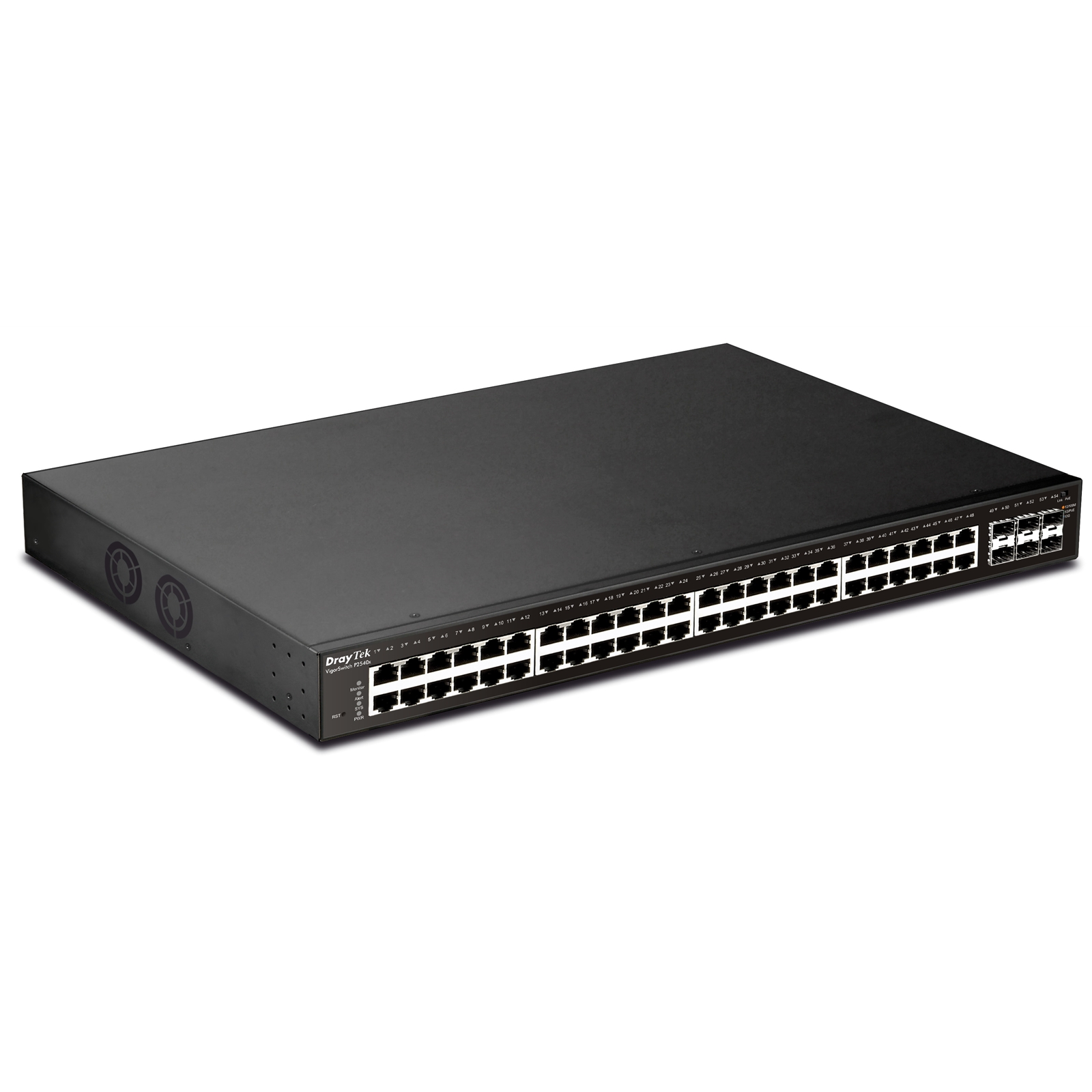 (image for) DrayTek VSP2540XS-K VigorSwitch P2540XS 48 Port POE Fully Managed Layer 2+ Switch with 6x 10GbE SFP Ports