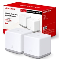 Mercusys Halo S3 (2 Pack) Wireless N300 Whole Home Mesh Wi-Fi System