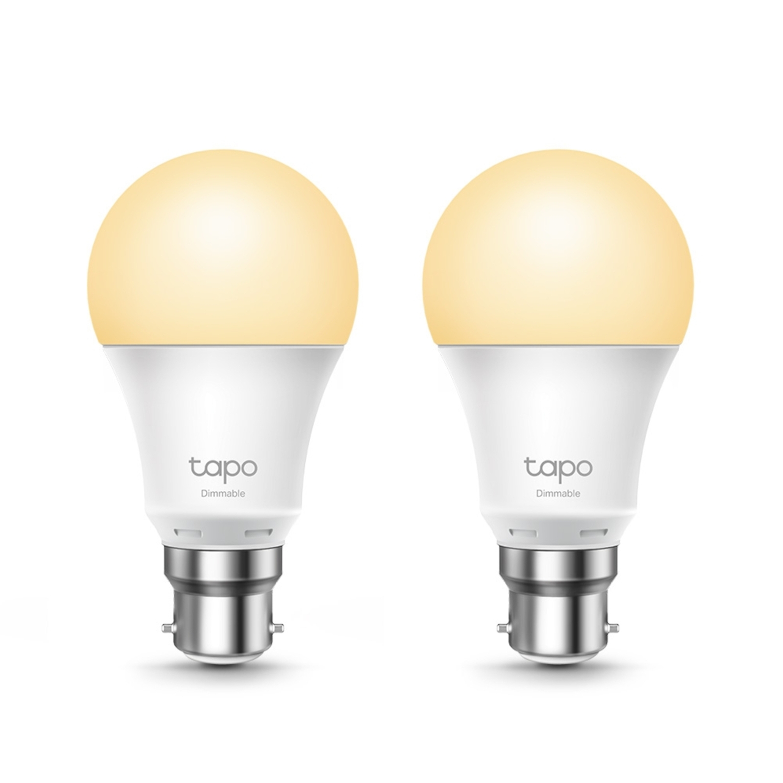 TP-Link Tapo L510B(2-Pack) Dimmable Smart Light Bulb, B22, 2-Pack