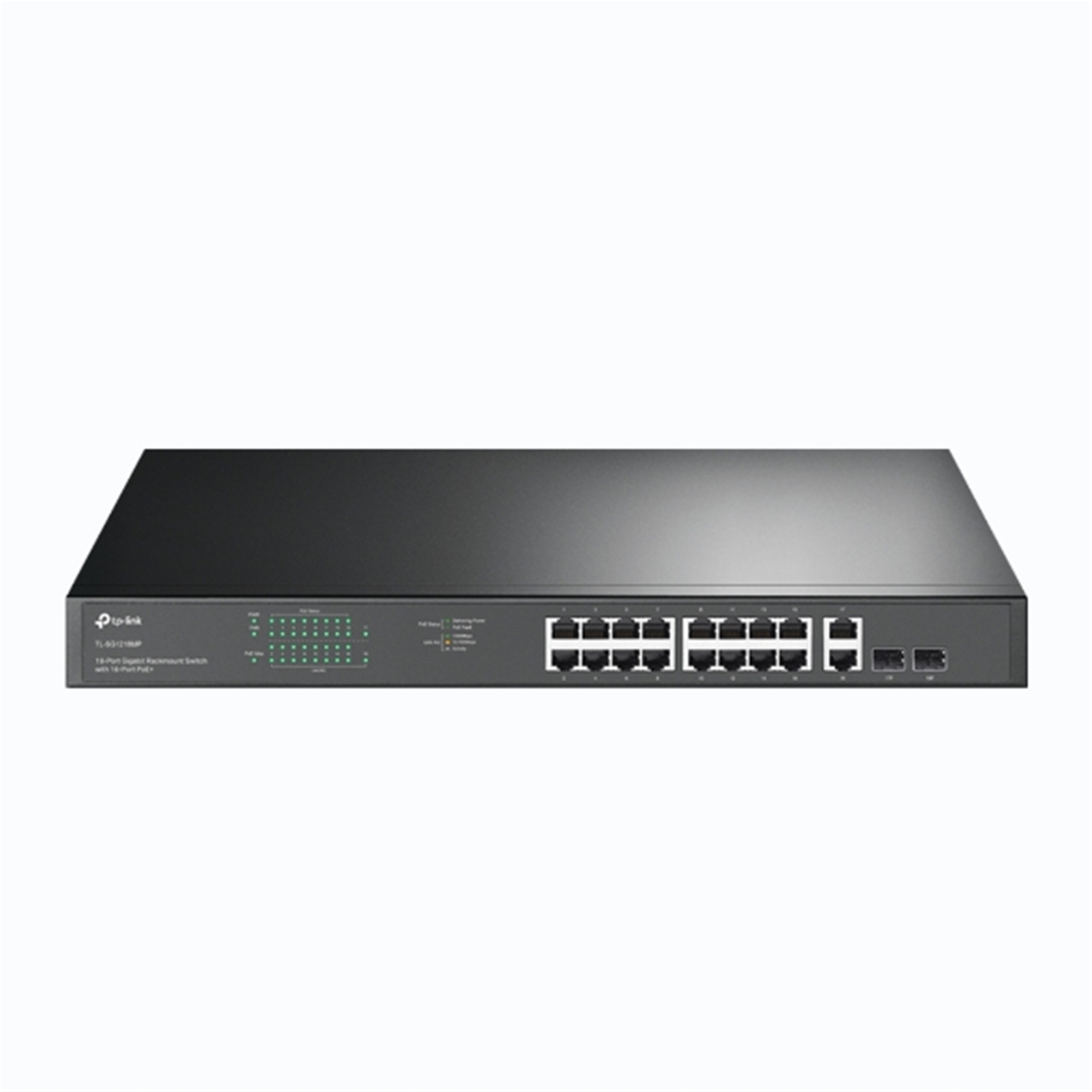 (image for) TP-Link TL-SG1218MP JetStream 16-Port Gigabit PoE/PoE+ Network Switch