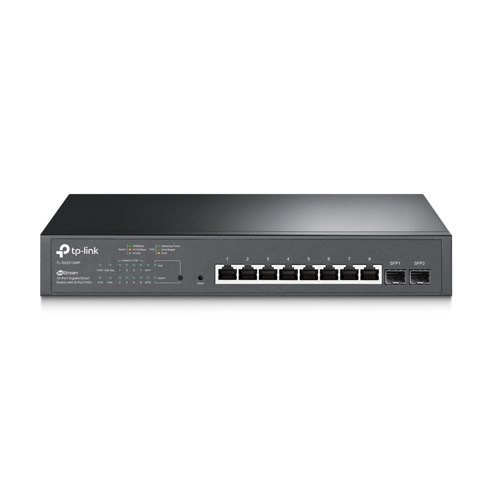 (image for) TP-Link Omada TL-SG2210MP JetStream 10-Port Gigabit Smart Switch with 8-Port PoE+