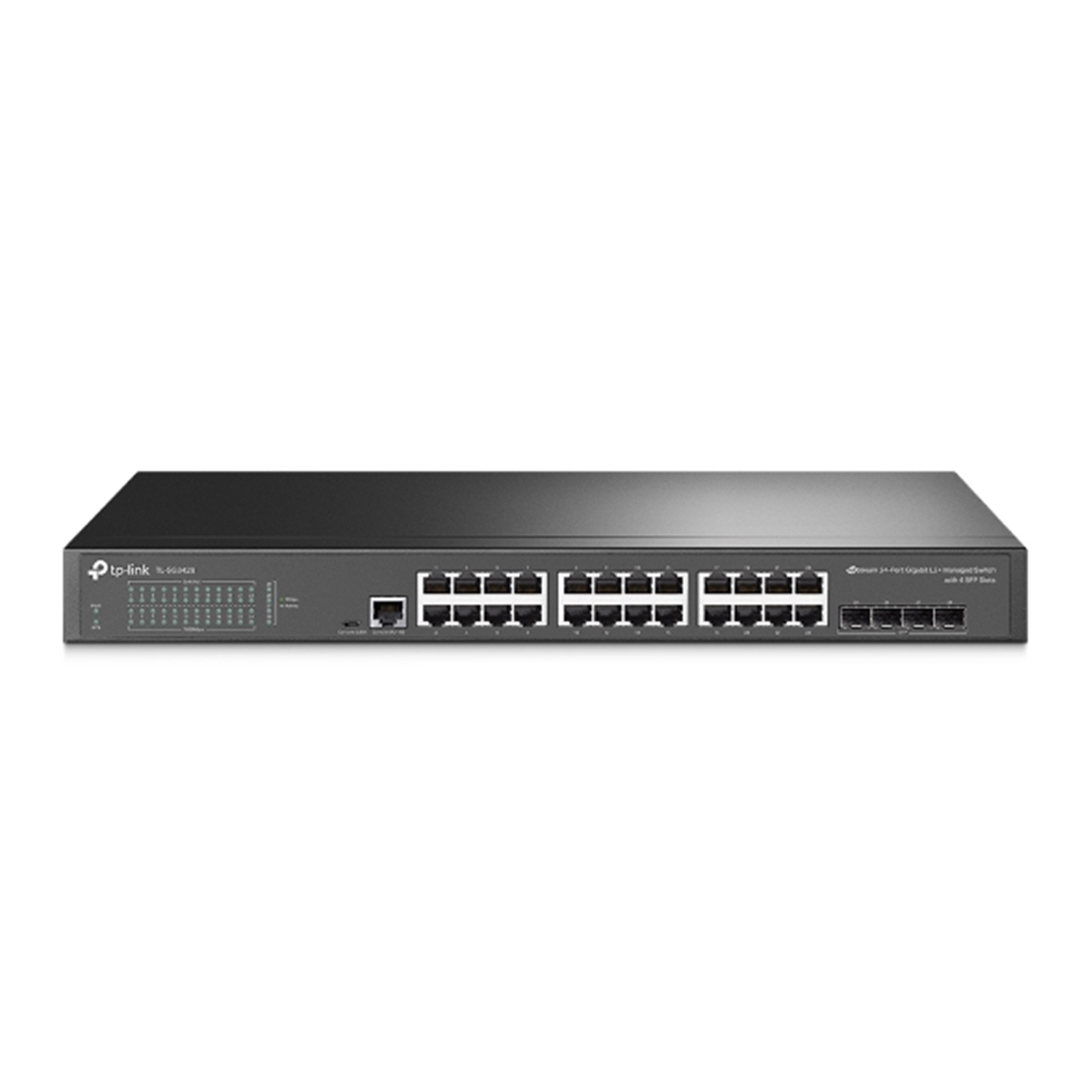 (image for) TP-Link Omada TL-SG3428 JetStream 24-Port Smart Managed Rackmount Gigabit Switch w/ 4 x 1G SFP Ports