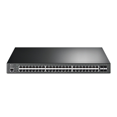 TP-Link TL-SG3452XP 48-Port L2+ Managed GbE PoE+ Access Switch w/ 4 x 10G SFP+ Ports & 3-Year Omada Hosted Cloud Controller