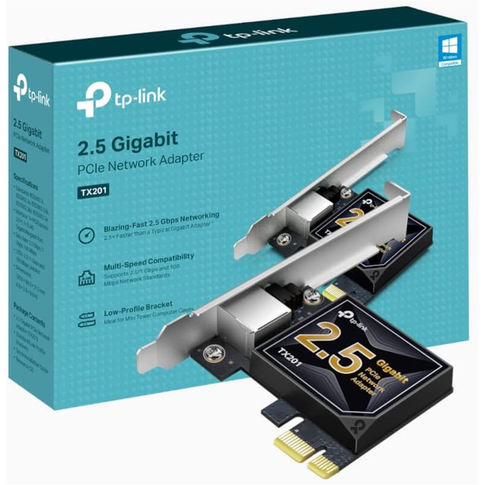 (image for) TP-Link TX201 2.5GbE Gigabit PCI Express Network Adapter