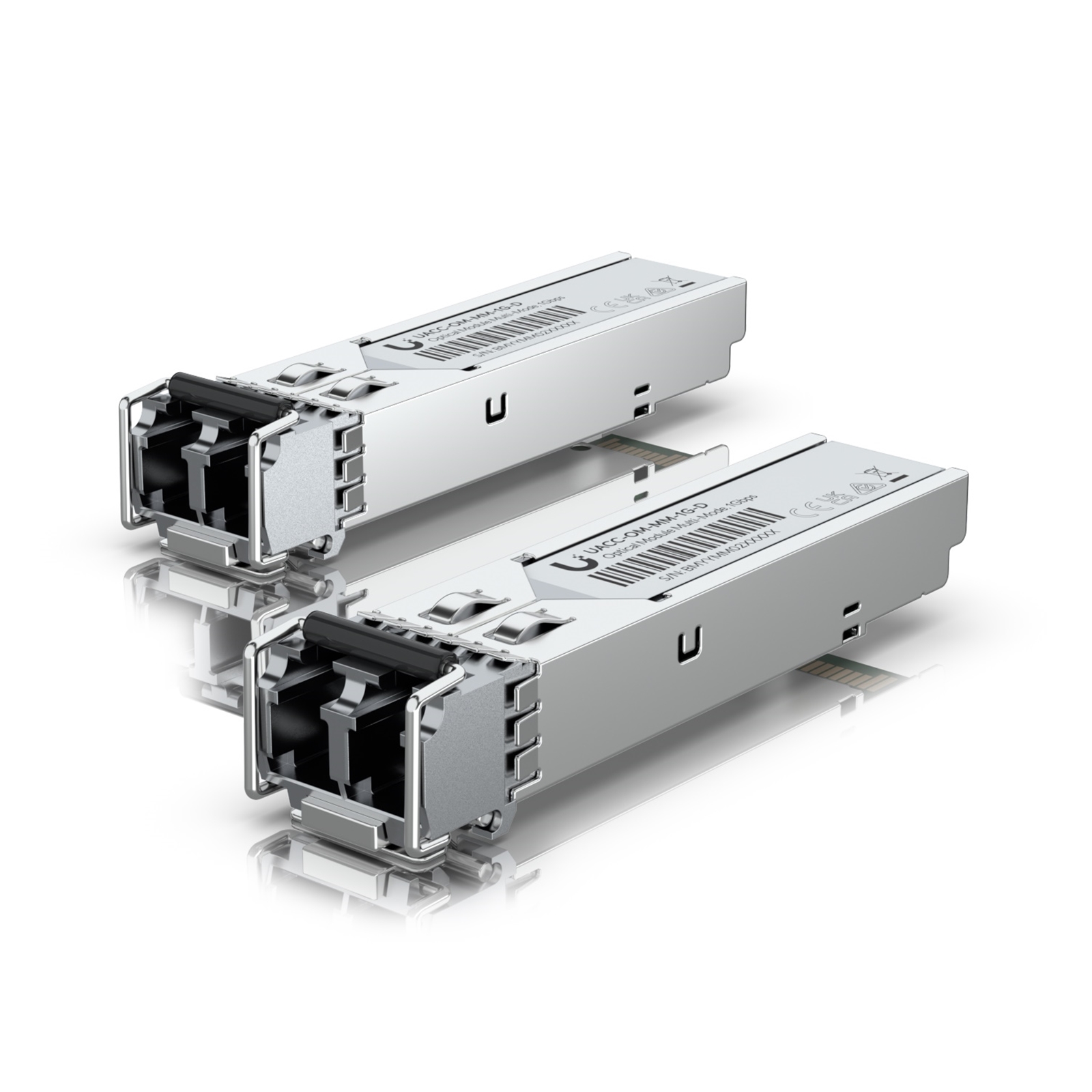 (image for) Ubiquiti UACC-OM-MM-1G-D-2 (2-Pack) 1G Multi-Mode Optical SFP Module