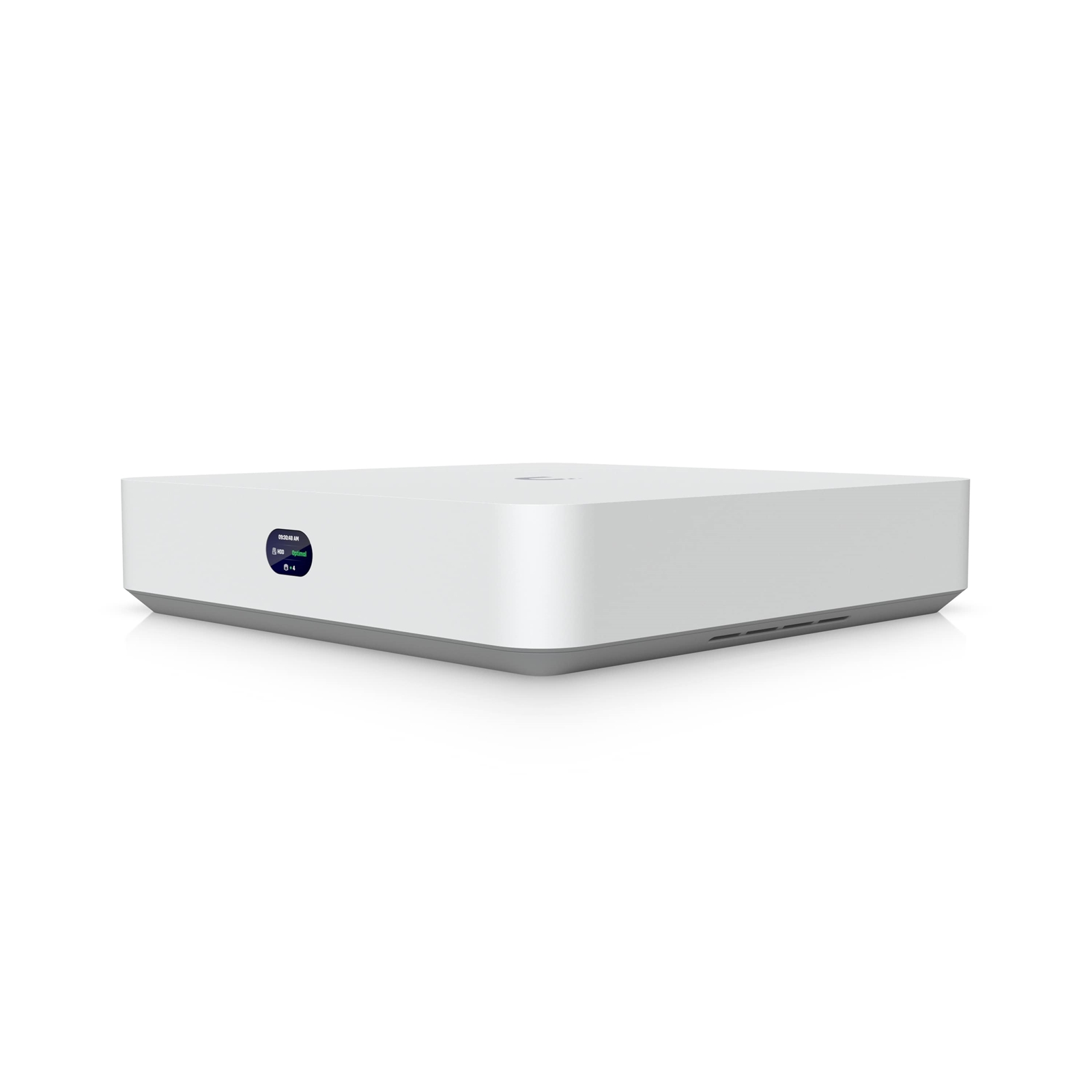 Ubiquiti UniFi Network Video Recorder Instant, Compact UniFi Protect NVR with 3.5" HDD support, featuring an integrated 6-port PoE switch, integrated HDMI View Port, and a capacity for (6) 4K cameras or (15) Full HD cameras