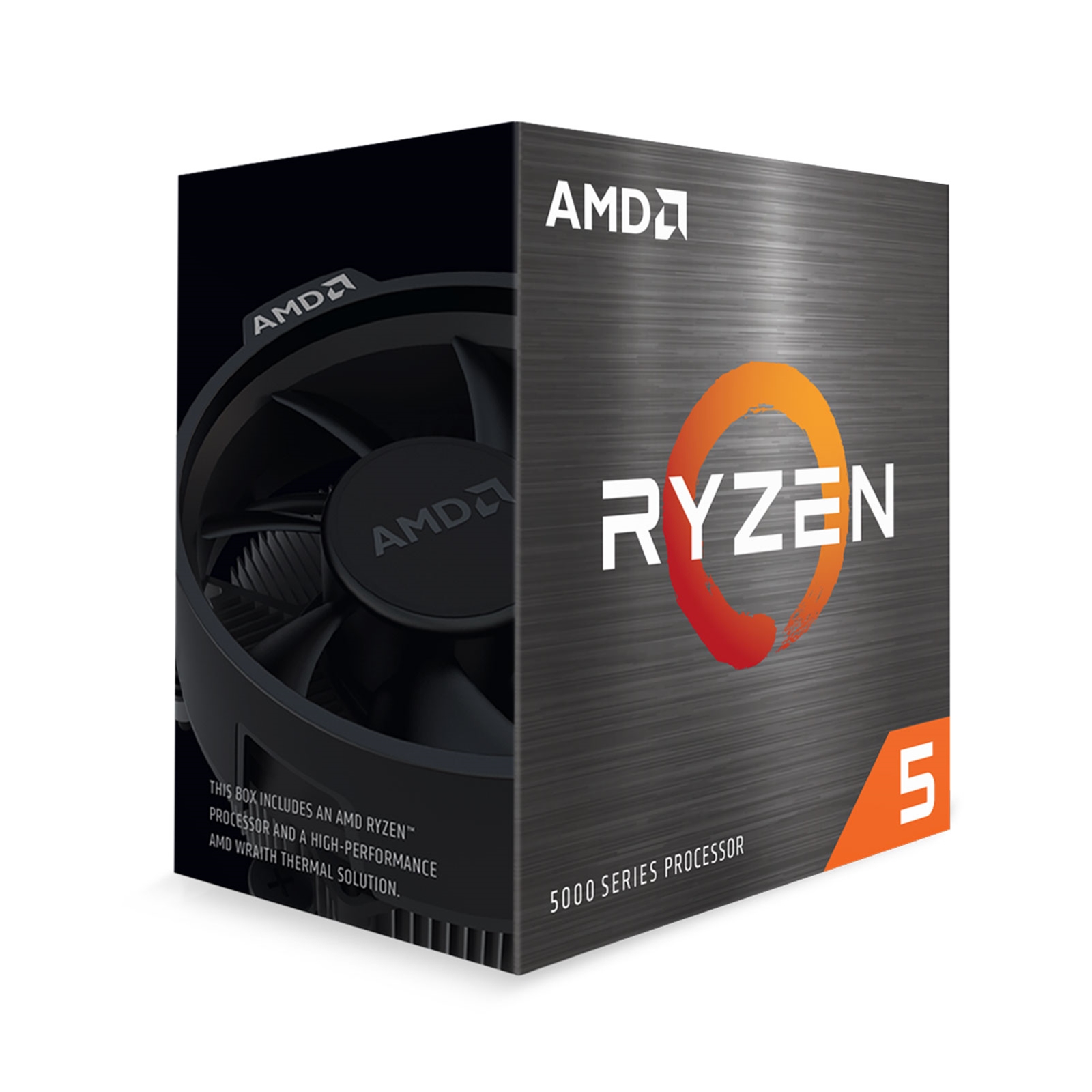 (image for) AMD Ryzen 5 5600 6 Core AM4 Processor, 12 Threads, 3.5Ghz up to 4.4Ghz Turbo, 32MB Cache, 65W, with Wraith Stealth Cooler, No Graphics