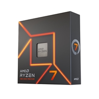 AMD Ryzen 7 7700X with Radeon Graphics, 8 Core Processor, 16 Threads, 4.5Ghz up to 5.4Ghz Turbo, 40MB Cache, 105W, No Fan