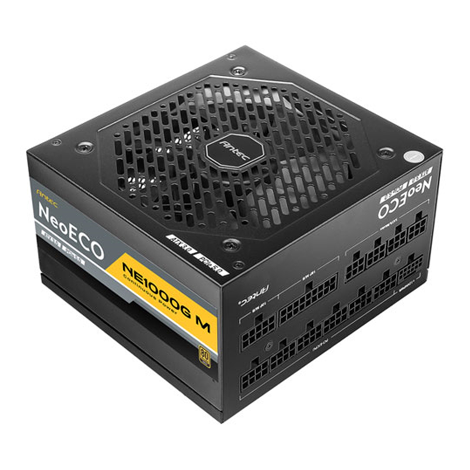 (image for) Antec NE1000G M, PCIe 5.0 Ready, Fully Modular, 80PLUS Gold, Single Rail, 83A, 120mm FDB Fan, ATX3.0 PSU