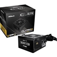 Asrock Cl-750g 750w Atx Power Supply Unit, 80 Plus Gold Certified, 120mm Golf-blade Fan, High Efficiency Psu 90-uxc075-gngaaa - Tgt01