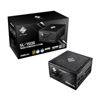 Asrock Steel Legend Sl-750g 750w Atx Power Supply Unit, 80 Plus Gold Certified, 120mm Silent Cooling Fan, High Efficiency Psu 90-uxs075-gfgaaa - Tgt01