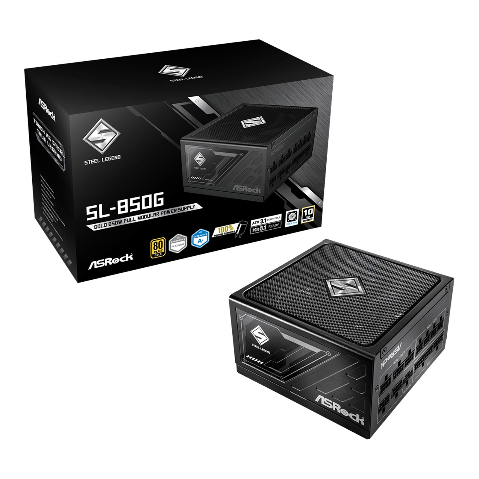 ASROCK 850W STEEL LEGEND SL-850G PSU