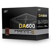 DeepCool DA600 600W 120mm Silent High Performance Fan 80 PLUS Bronze PSU