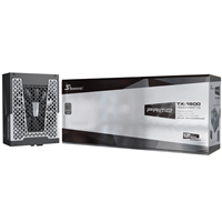 Seasonic PRIME TX ATX 3.1 (PRIME-TX-1600-ATX30) 1600W PSU, 135mm Fan, 80 PLUS Titanium, Fully Modular, Individual Black Cables with Braided Pattern, 12 Years Warranty