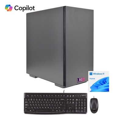 LOGIX Intel i7-14700 2.10GHz (5.30GHz Boost) 20 Core 28 threads. 32GB Kingston RAM, 1TB Kingston NVMe, Wi-Fi 6, Windows 11 Home + FREE Keyboard & Mouse