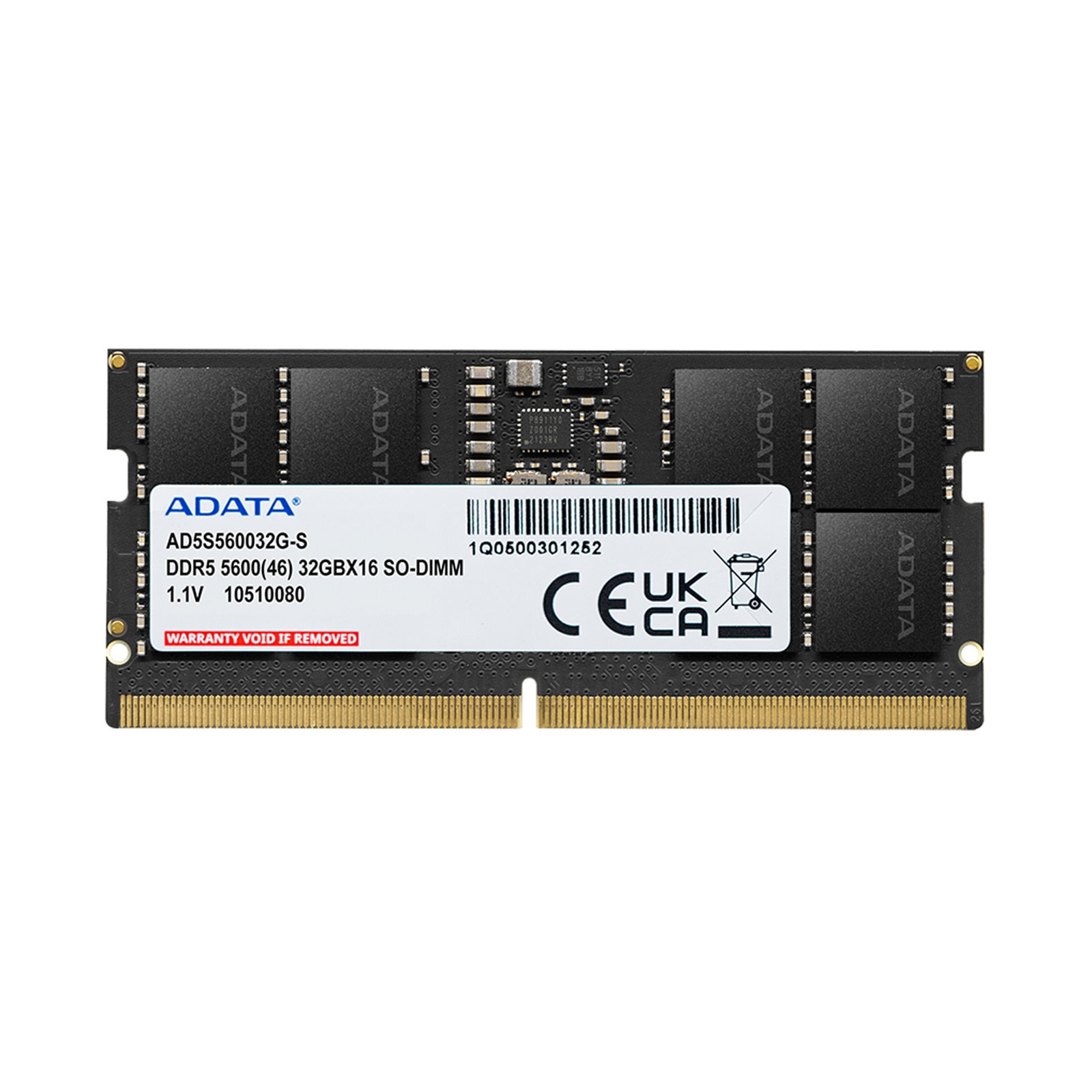 (image for) Adata AD5S560016G-S 16GB SODIMM System Memory DDR5, 5600MHz, 1 x 16GB