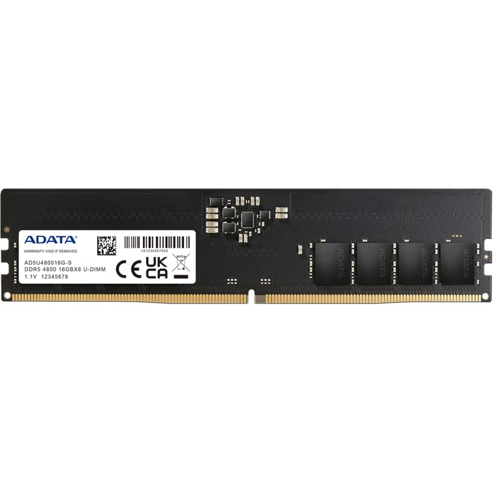 (image for) Adata AD5U480016G-S 16GB U-DIMM System Memory DDR5, 4800MHz, 1 x 16GB