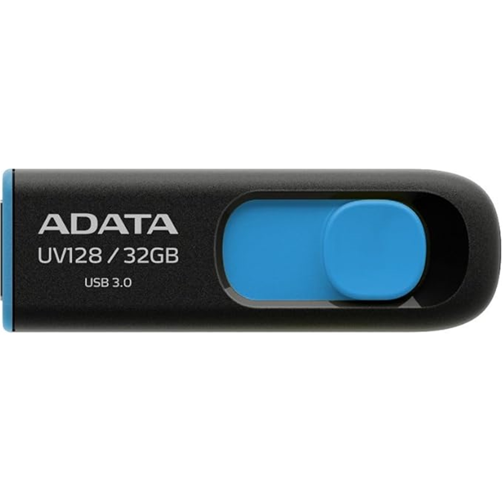 Adata UV128 32GB USB 3.2 Gen 1 Flash Drive, Black and Blue in 