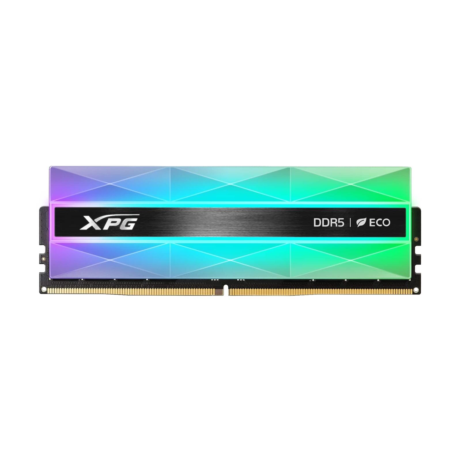 (image for) Adata LANCER NEON AX5U6400C3216G-DCLANRSG DDR5 6400MHz, 32GB, (2 x 16GB) CL32, 1.4v, Retail, Silver RGB System Memory, Using Eco-Friendly Material