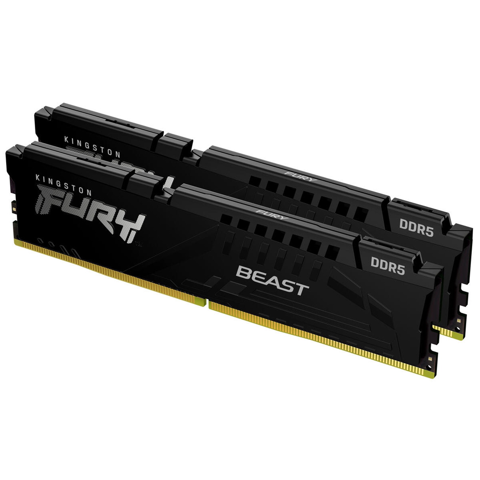 (image for) Kingston 32GB 6400MT/s DDR5 CL32 DIMM (Kit of 2) FURY Beast Black XMP