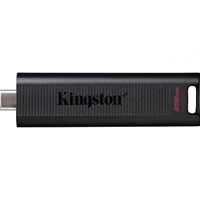 Kingston DTMAX/256GB DataTraveler Max 256GB USB-C USB Drive, USB3.2, Gen2, 1000MB/s, Black, Retail Boxed