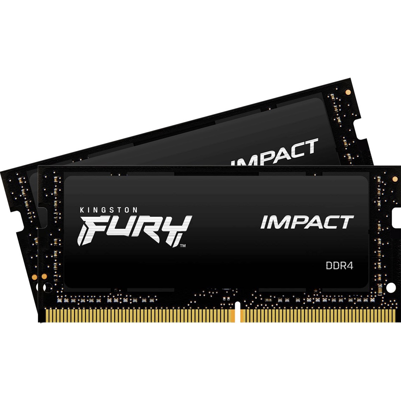 Kingston FURY Impact KF432S20IBK2/16 16GB (2x 8GB) SODIMM System Memory, 3200MHz, DDR4, CL20, Intel XMP