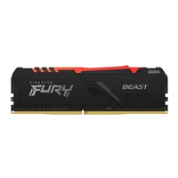 Kingston Fury Beast 16GB 3200MHz DDR4 CL16 DIMM RGB System Memory