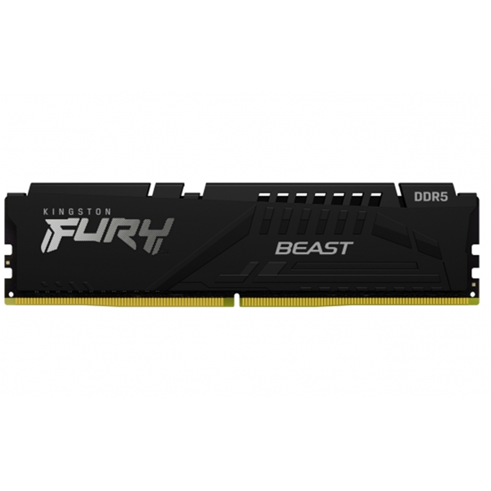 (image for) Kingston FURY Beast KF552C40BB-16 Gaming System Memory, DDR5, 5200MHz, 1 x 16Gb, Black Heatsink, 288 Pin, 1.25v, CL40