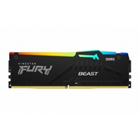 Kingston FURY Beast KF552C40BB2A-32 32GB (1x 32GB) U-DIMM System Memory, 5200MHz, DDR5, CL40, Black, RGB, Intel XMP
