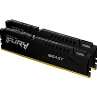 Kingston FURY Beast KF552C40BBK2-16 16GB (2x 8GB) DIMM System Memory, 5200MHz, DDR5, CL40, Black, Intel XMP