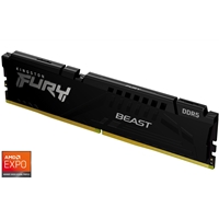 Kingston FURY Beast KF560C36BBE-16 16GB System Memory, 6000MT/s, DDR5, CL40, DIMM, Black, AMD EXPO Certified