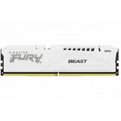 Kingston FURY Beast KF560C36BWE2-16 16GB (1x 16GB) DIMM System Memory, 6000MHz, DDR5, CL36, White, Intel XMP, AMD EXPO