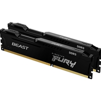Kingston FURY Beast 16GB (2 x 8GB) 1600MHz DDR3 DIMM System Memory Black Heatsink