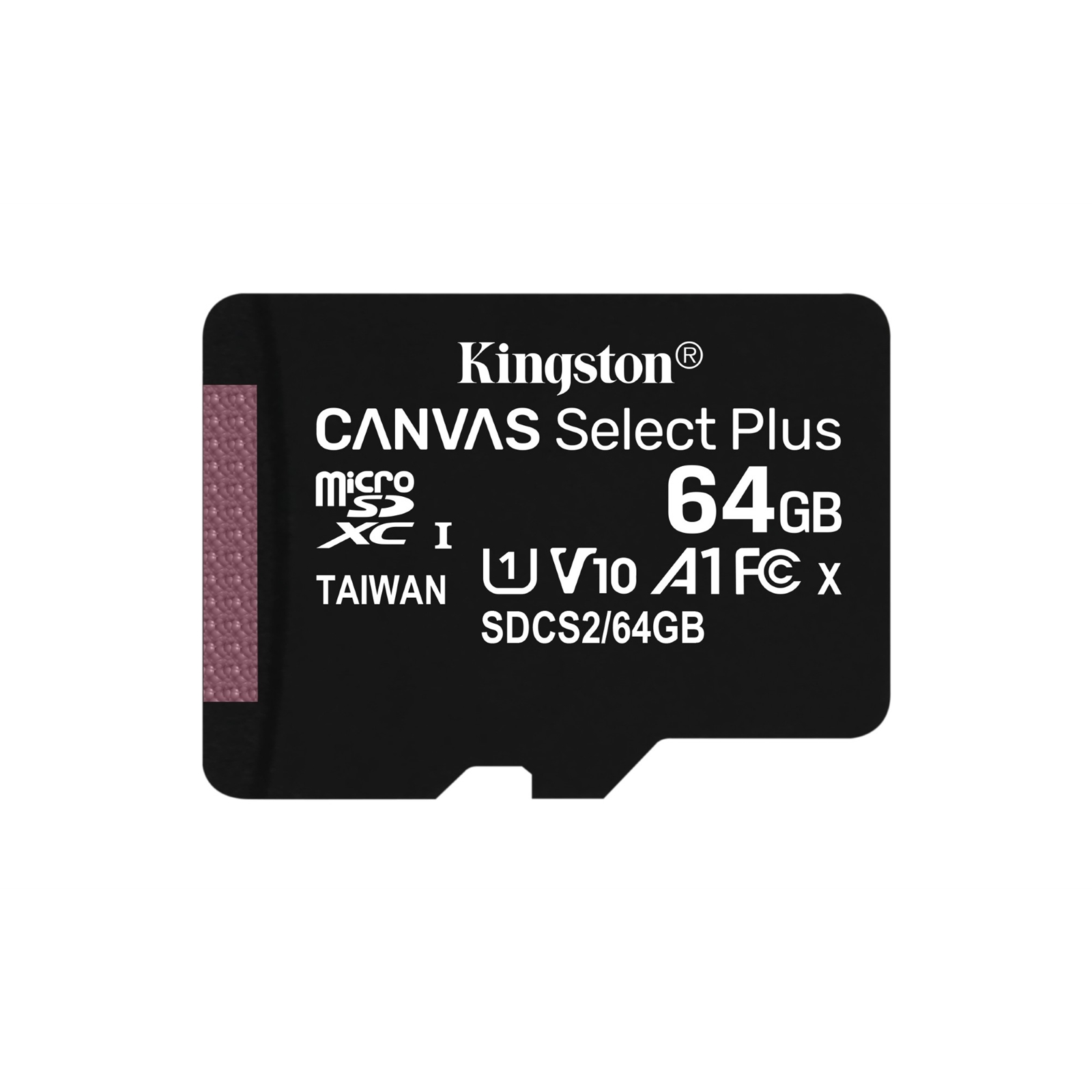 (image for) Kingston Canvas Select Plus SDCS2/64GBSP 64GB Micro SD UHS-I (U1) Flash Card, NO Adapter