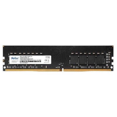 Netac Basic NTBSD4P26SP-16 16GB (1x 16GB) DIMM System Memory, 2666MHz, DDR4, CL19