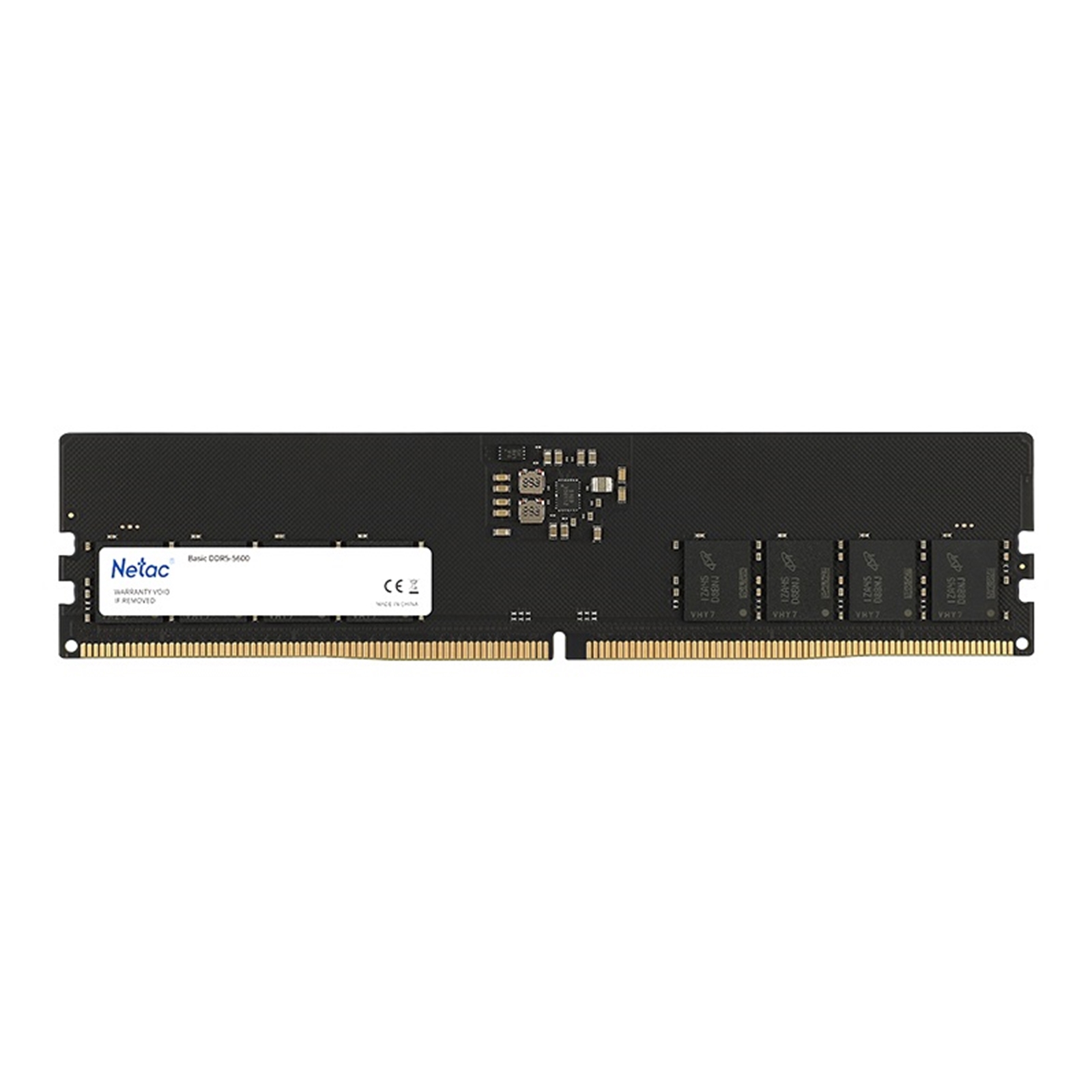 (image for) Netac NTBSD5P56SP-16 16GB DIMM System Memory, DDR5, 5600MHz, 1 x 16GB, 288 Pin, 1.35v, CL46-45-45-90 Bulk Packed