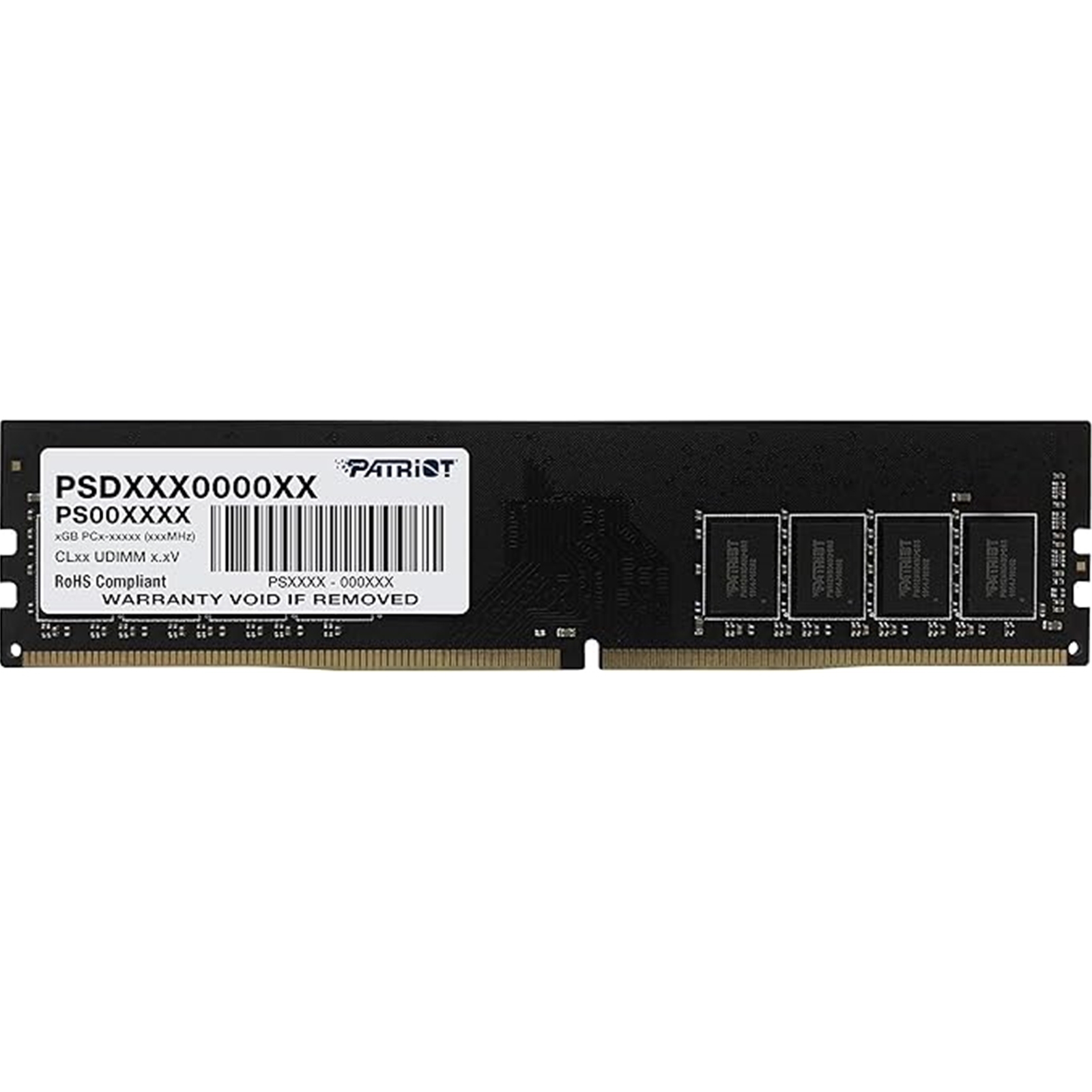 (image for) Patriot Signature Line PSD416G32008116GB No Heatsink (1 x 16GB) DDR4 3200MHz DIMM System Memory